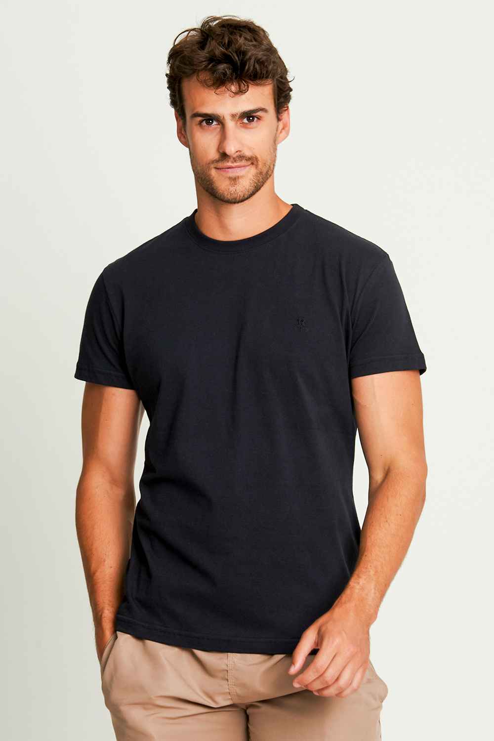 T-Shirt for Men 3 Pack Cotton Crewneck Classic Fit Short-Sleeve Comfort Moisture-Wicking