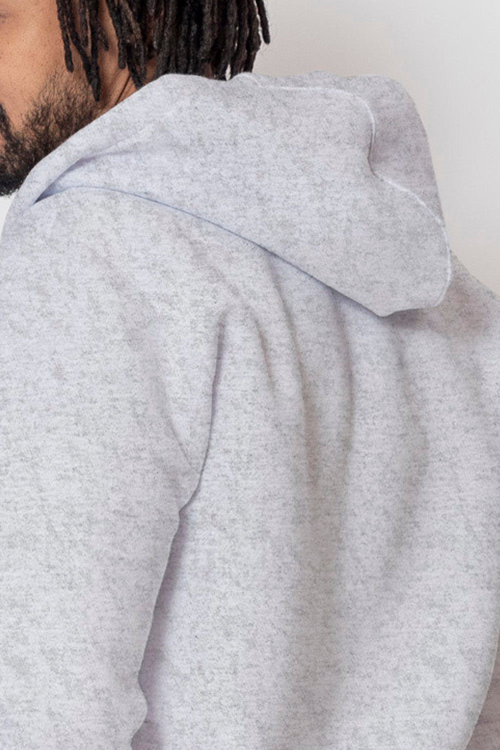 Men's Full-Zip Fleece Hoodie Soft Cotton Blend Sweatshirt with Adjustable Hood and Front Pockets