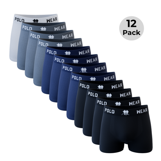 Polo Wear Men’s Microfiber Trunks Underwear Soft Breathable Assorted Colors Multipack